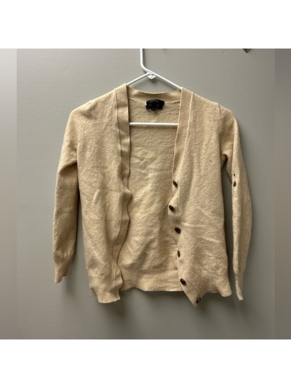 J. Crew Women’s Tan Button Up‎ Cardigan